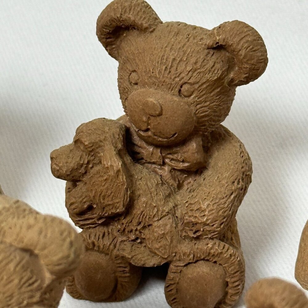 Lot of 25 Mini Resin Teddy Bear Figurines Detailed Ready to Paint Crafts - Picture 11 of 16
